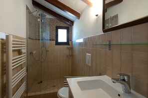 Shower, hair dryer