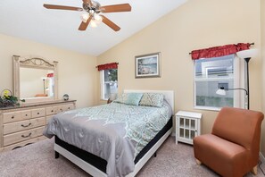 4 bedrooms, iron/ironing board, WiFi, bed sheets