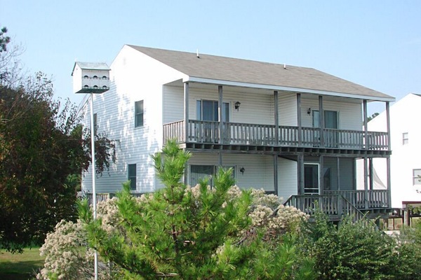 Two-story duplex on Ridge Road