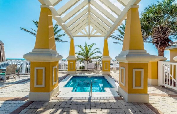 Indoor pool, outdoor pool