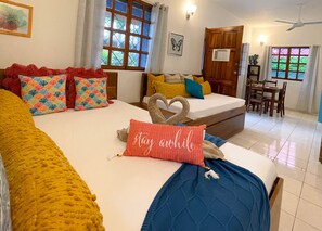 1 bedroom, in-room safe, desk, travel cot