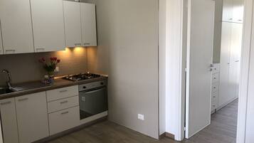 Kühlschrank, Ofen, Herdplatte, Gewürze