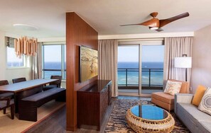 TV - The Grand Islander, a Hilton Grand Vacations Club - 1 Bedroom Premier Luxury - Ocean View - 1DL (Honolulu Oahu)