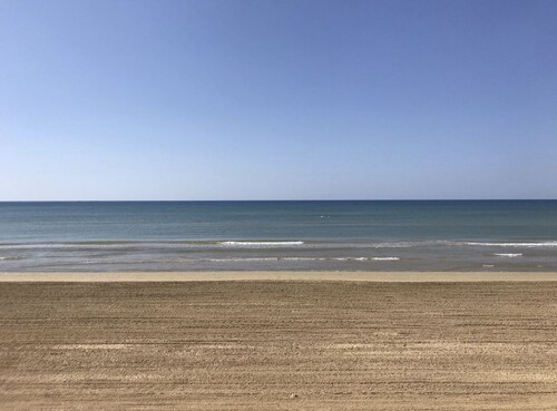 A stone's throw from the sea