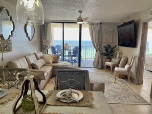 TV, DVD player, smart speakers