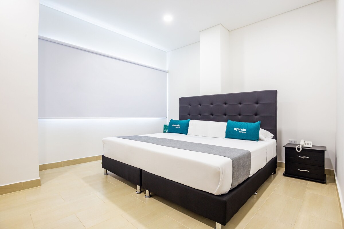Hypo-allergenic bedding available, laptop workspace, WiFi (free)