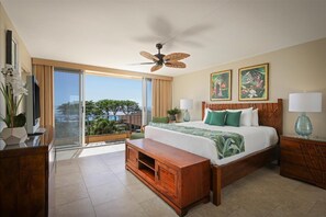 1 bedroom, iron/ironing board, WiFi - Ocean Views | Aston Maui Kaanapali Villas 405 – Pool, Hot Tub & Spa (Lahaina)