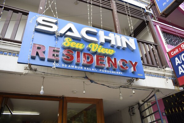 Overnatningsstedets facade