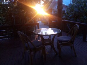 Outdoor dining - Te Moana Nui Villa 1 - 2BR (Rarotonga)