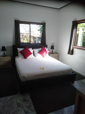 3 slaapkamers, een strijkplank/strijkijzer, gratis wifi, beddengoed