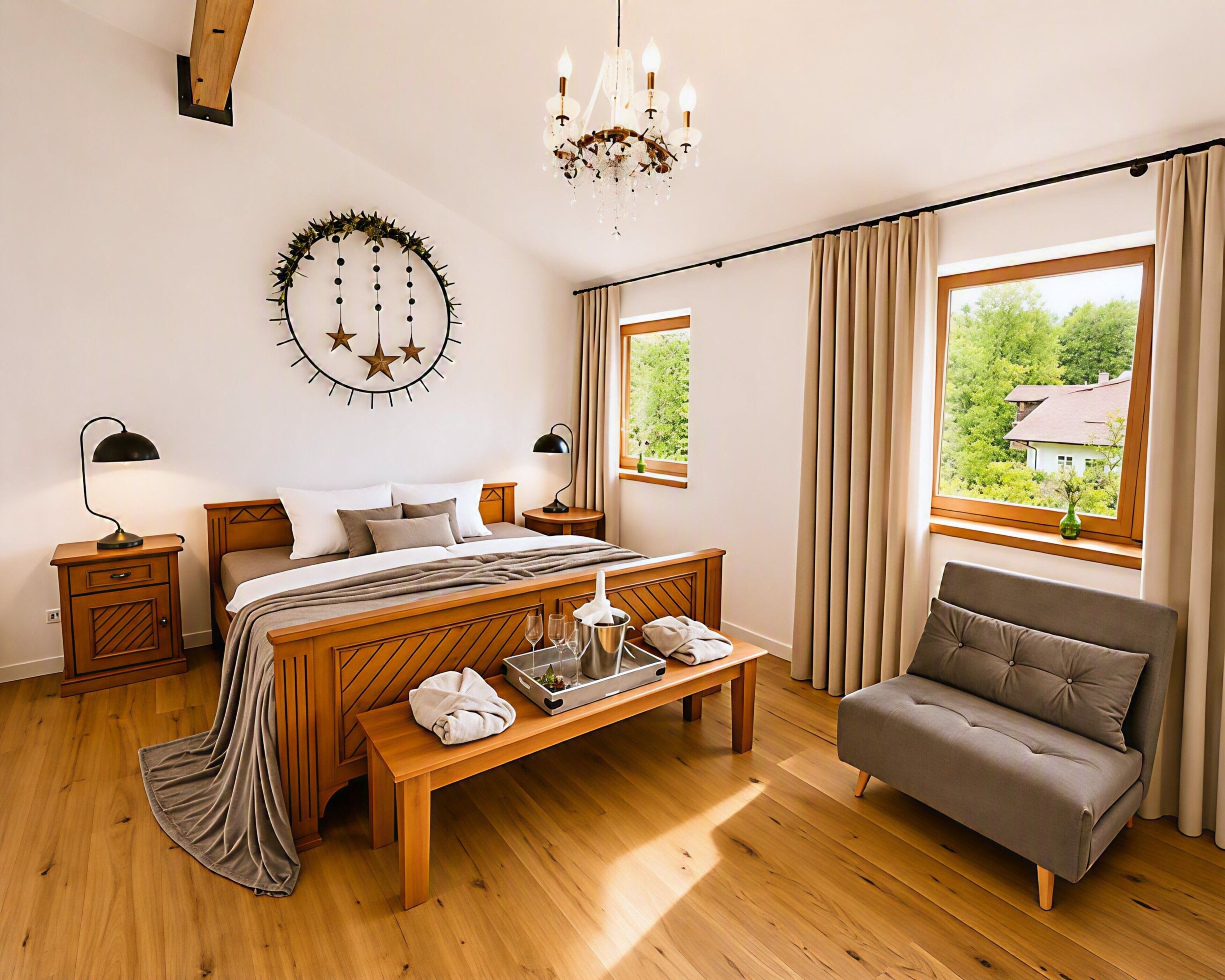 1 Schlafzimmer, Internetzugang, Bettwäsche