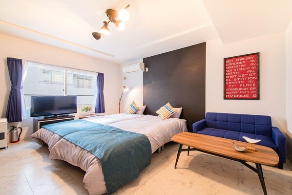 Twin Room, Non Smoking | Free WiFi - Blue (Sapporo)