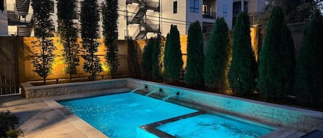 Una piscina climatizada