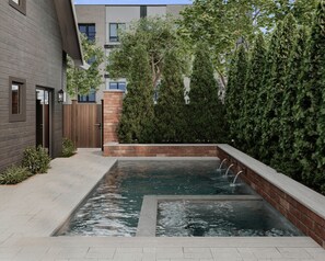 Beheizter Pool