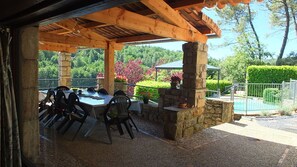 Outdoor dining - Maison Avec Grand Terrain (Chassiers)