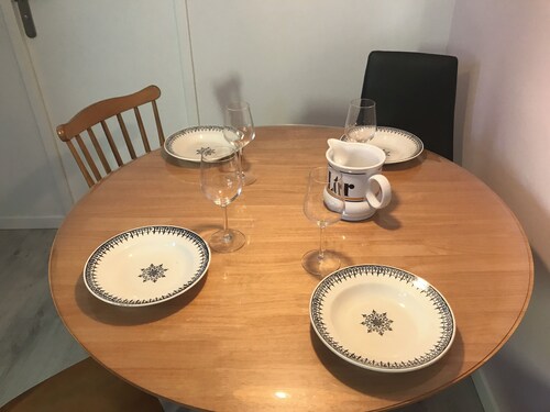 T1 bis calme 2mn de la gare déco scandinave