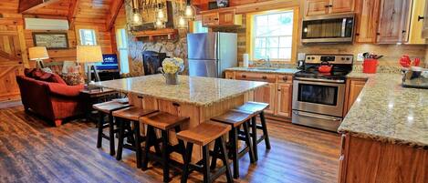 Refrigerador, microondas, horno y lavavajillas