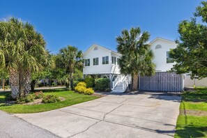 Exterior - Spacious Isle of Palms Beach Home with Hot Tub, Game Room, & Modern Amenities (Isle Of Palms)