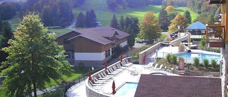 Indoor pool, outdoor pool