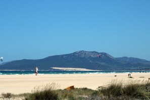 On the beach