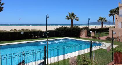 Beautiful duplex apartment right on the beach