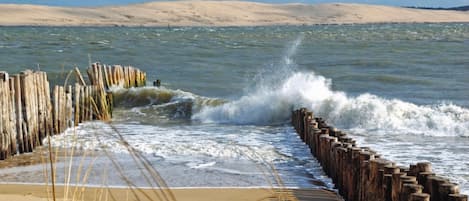 Una spiaggia nelle vicinanze