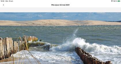 Charm and wild nature for this apartment with terrace in the middle of the dunes