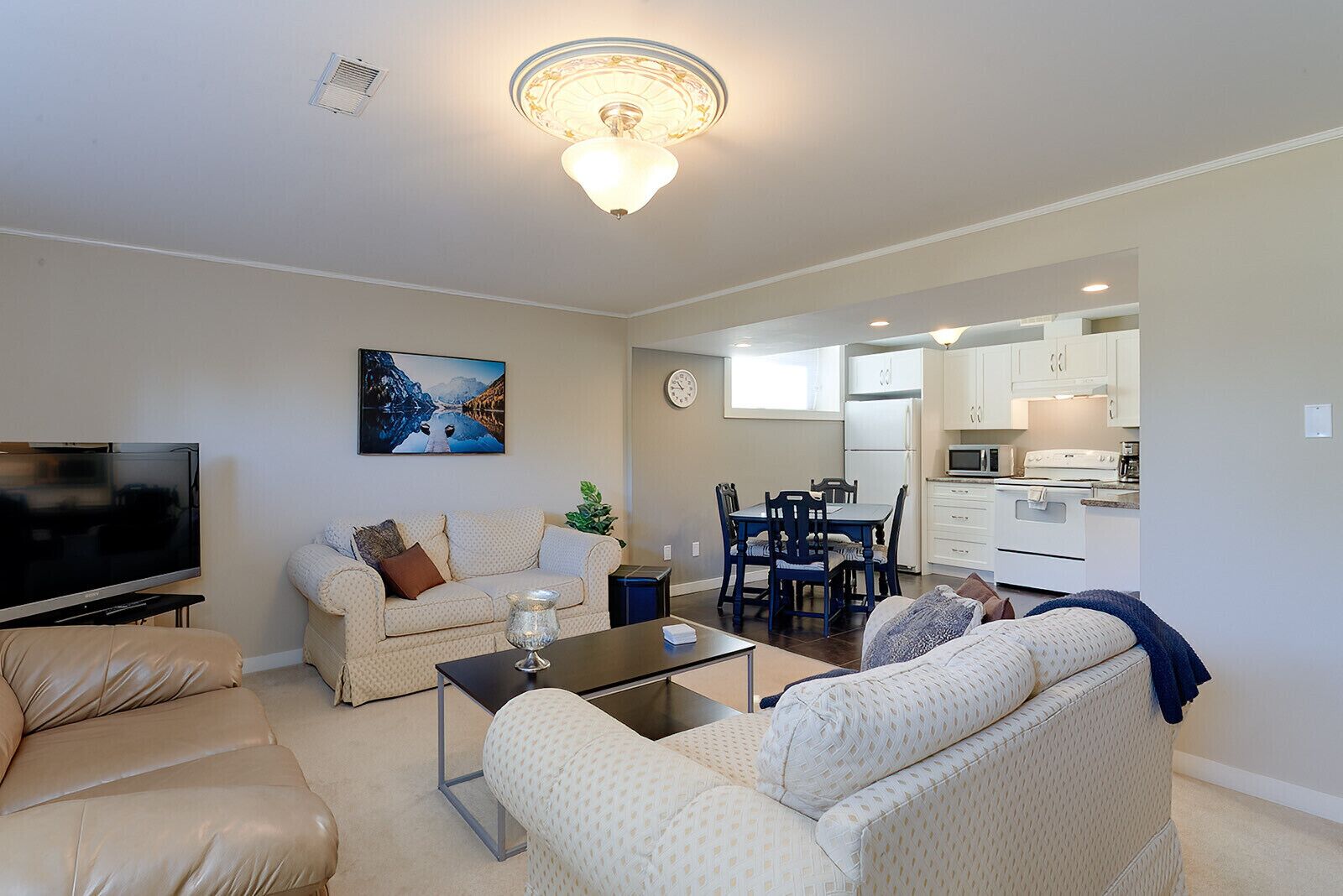 Aerie4 Lower level, bright, clean home