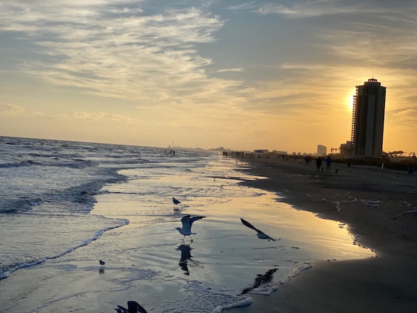 Beach nearby, beach towels