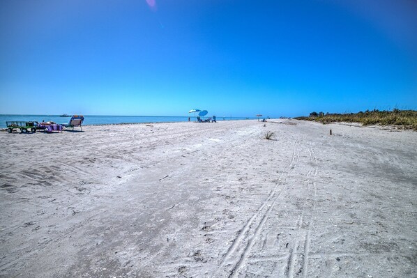 On the beach