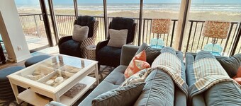 Stunning Beach Front 3/2 Condo. Mere Steps To The Beach!