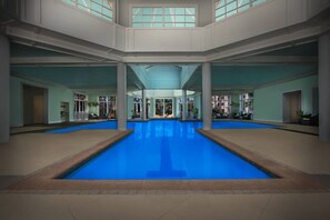 Indoor pool, outdoor pool
