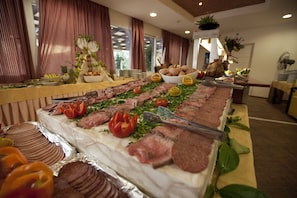 Daily buffet breakfast (EUR 10 per person)