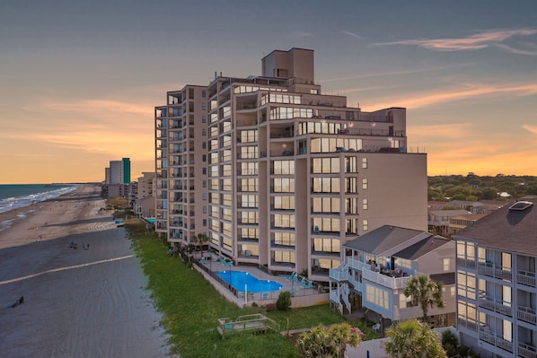Exterior - 3BR Condo with Beach Access & Pool Views Near Garden City Pier (Garden City Beach)