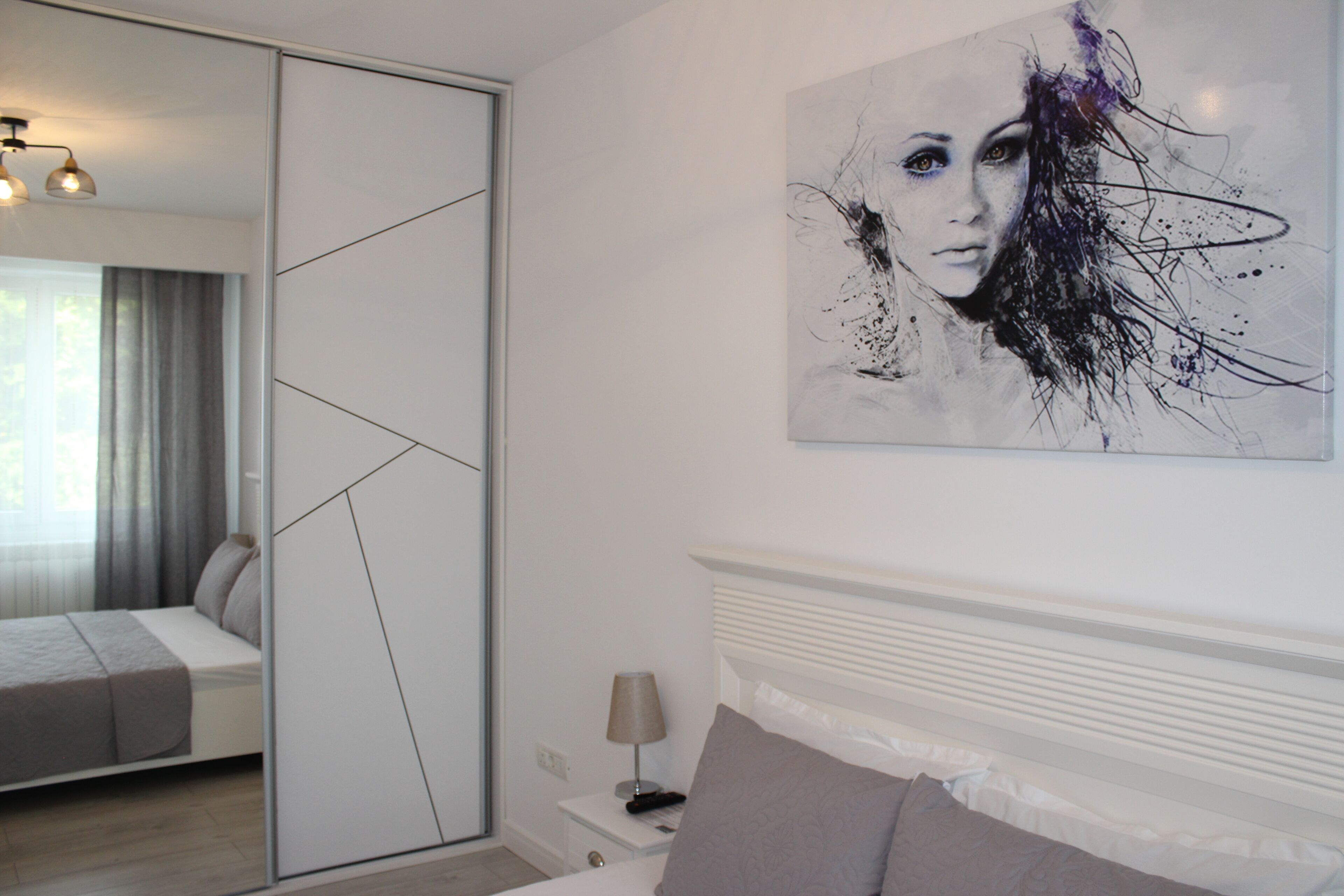 1 slaapkamer, een strijkplank/strijkijzer, gratis wifi, beddengoed