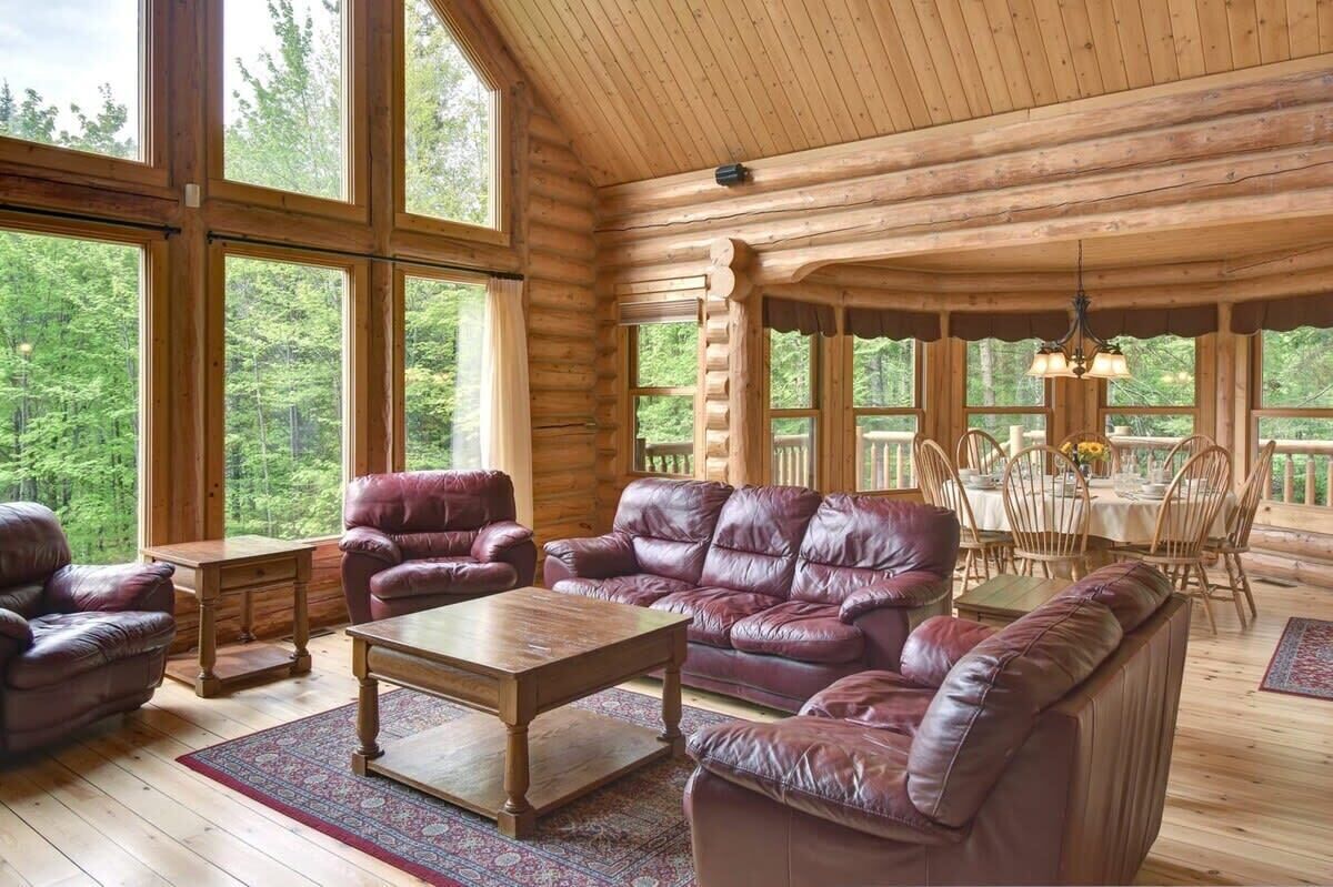 电视、壁炉、DVD 播放器、立体声音响