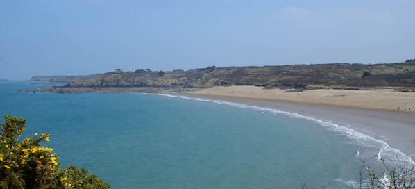 Vlak bij het strand