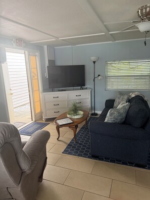Living area - Ty's Canal Cottage  (Cortez)