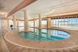 Indoor pool, a heated pool