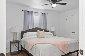 3 bedrooms, iron/ironing board, travel cot, free WiFi