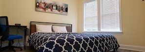 2 bedrooms, desk, iron/ironing board, free WiFi