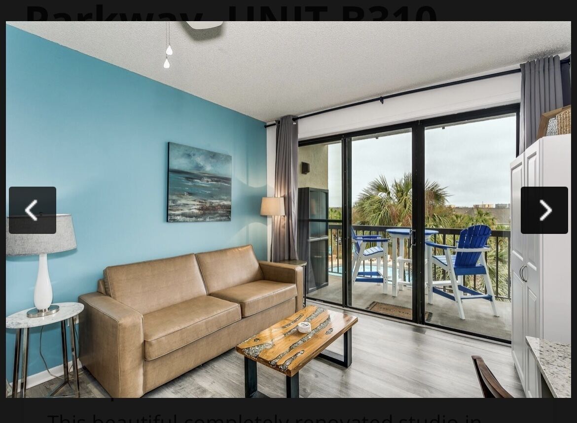 Waterfront Luxury Studio Price adjusted upon request.