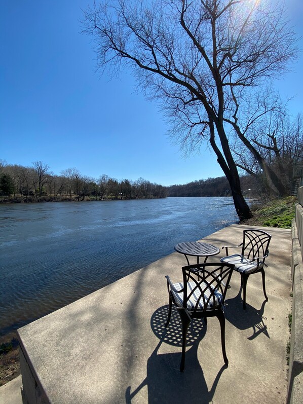 Our favorite spot to enjoy a beverage in the sun. 