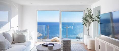 Smart-tv en een kantoor