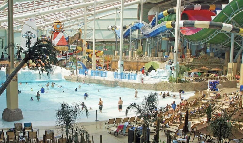 Indoor pool, a heated pool