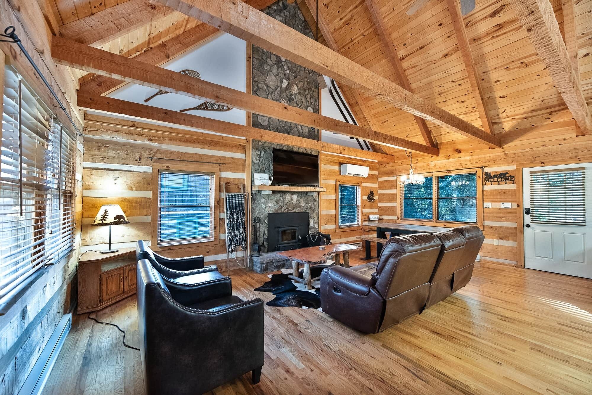 TV, fireplace, DVD player