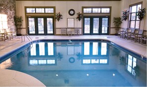 Indoor pool, a heated pool
