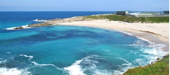 Beach and promenade in sight