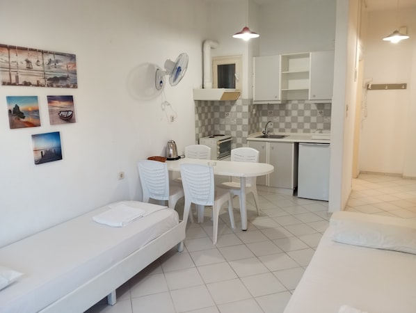Apartment, 1 Bedroom, Balcony | 2 bedrooms, iron/ironing board