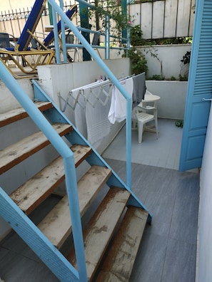 Studio, 1 chambre, patio | Balcon